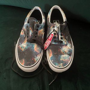 Vans "Off the Wall" Galaxy/Nebula print shoes